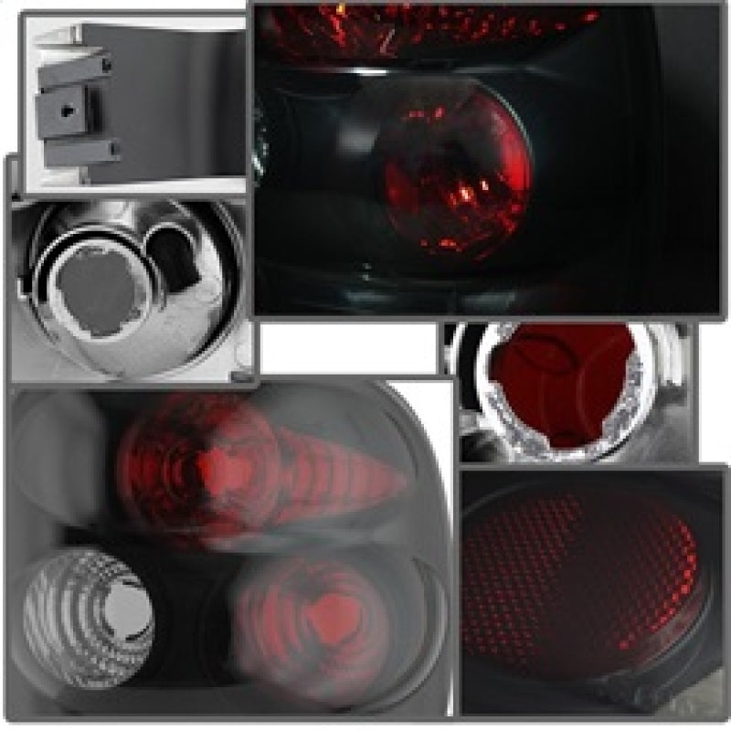 Spyder 5078070 fits Chevy 99-04 Silverado Stepside Euro Style Tail Lights Black