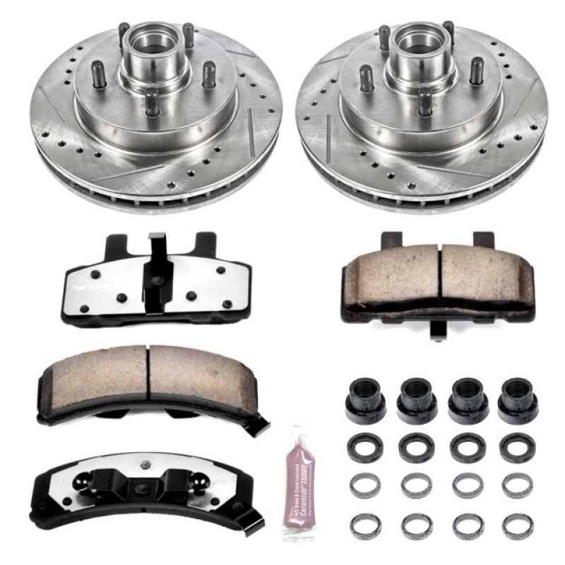 PowerStop K1990-36 95-99 fits Chevrolet C1500 Front Z36 Truck & Tow Brake Kit