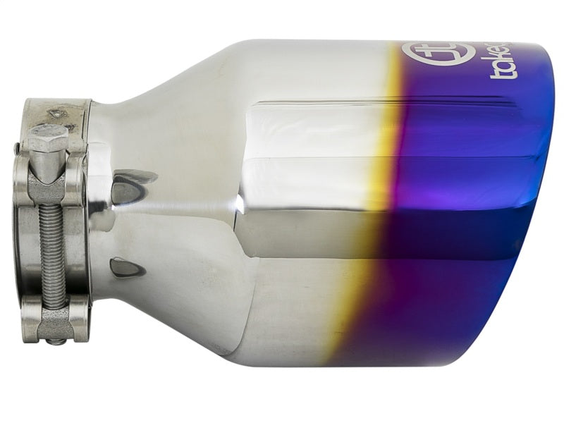 AFE 49T25454-L07 304 Stainless Steel Clamp-On Exhaust Tip 2.5in. Inlet / 4.5in