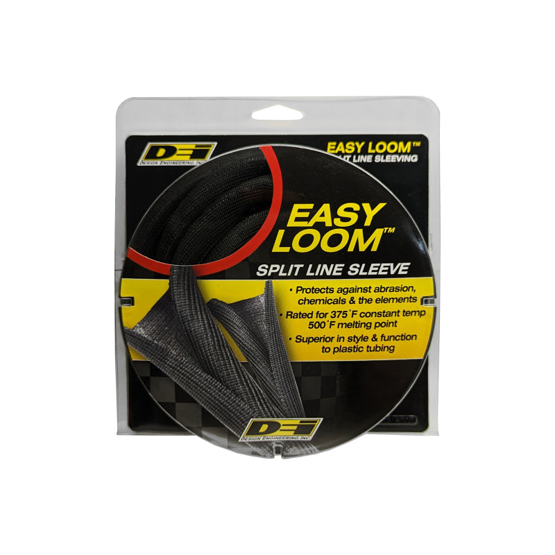 DEI 10653 Split Wire Sleeve Easy Loom 13mm-1/2in x 12 Black