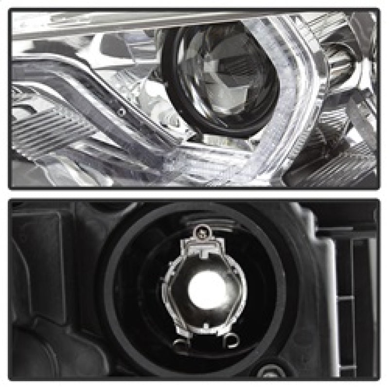 Spyder 5084354 fits BMW 12-14 F30 3 Series 4DR Projector Headlights - LED DRL -