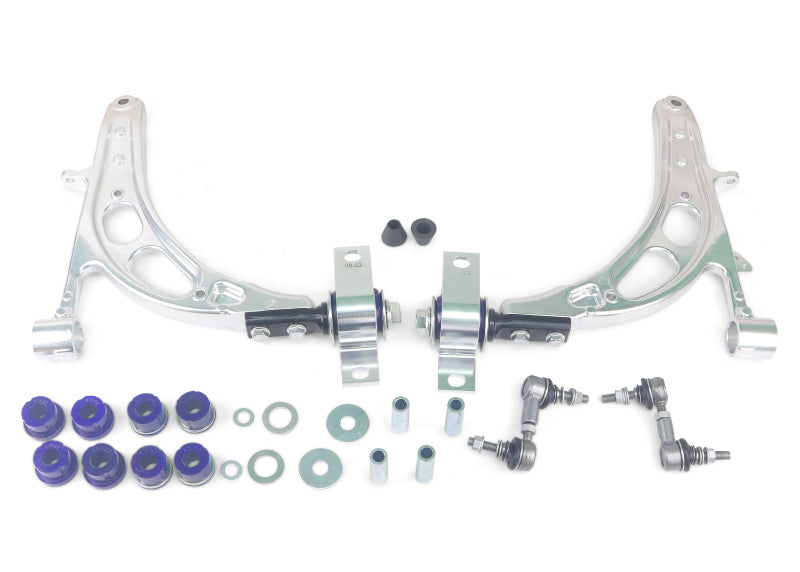 SuperPro ALOY0020K fits Subaru 02-05 Impreza WRX / 04-06 WRX STI Front Lower All