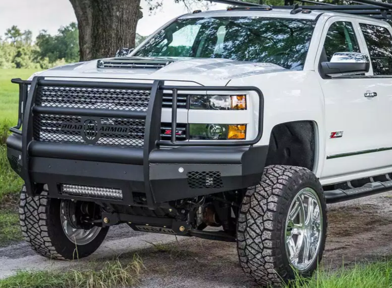Road Armor 315VF6B 15-19 fits Chevy 2500 Vaquero Front Bumper Full Guard - Tex Blk