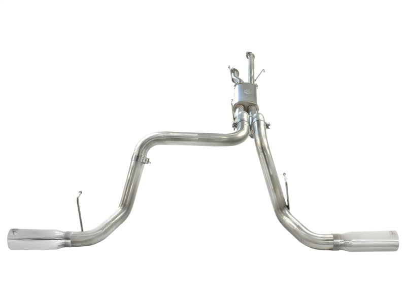 AFE 49-46014-P rce XP 2-1/2in to 3in 409 SS Cat-Back Exhaust w/ Polished Tips 1