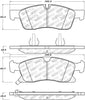 Stoptech 305.1455 11-20 Jeep Grand Cherokee Street Select Front Brake Pads