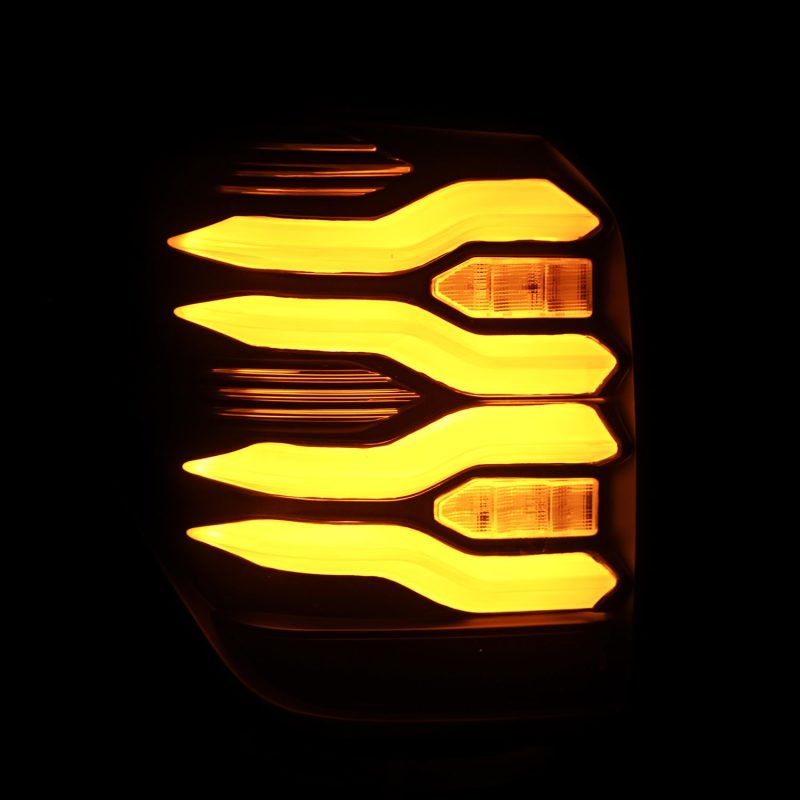 AlphaRex 690040 fits Toyota 10-21 4Runner LUXX LED Taillights Blk w/Activ Light