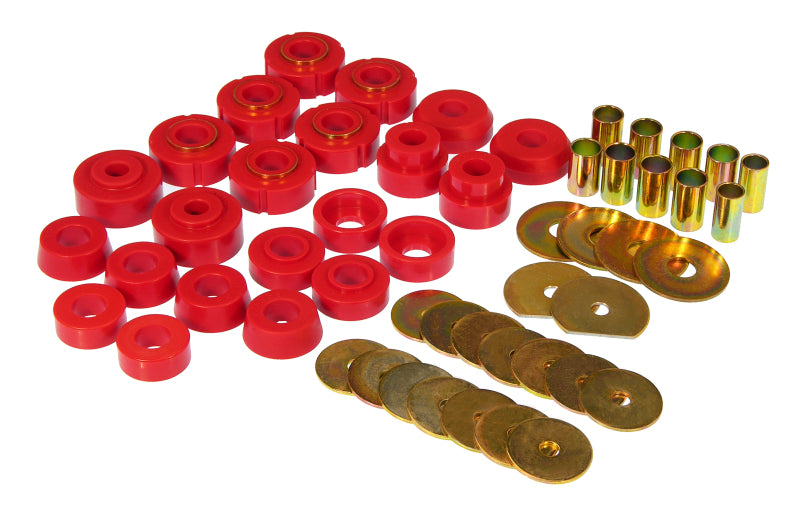 Prothane 7-134 fits GM Various 2dr Hardtop Body Mount - Red