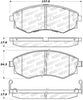 Stoptech 308.07002 Street Brake Pads