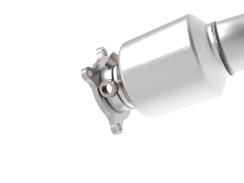AFE 48-36410-YC fits Audi A4/A5 (B8) L4-2.0L (t) Twisted Steel 3in. Downpipe -