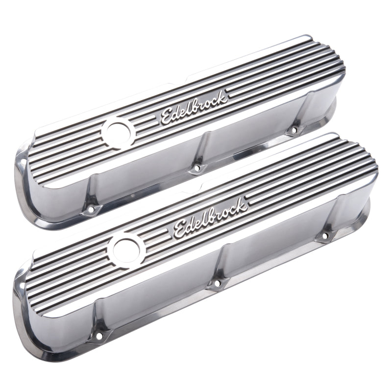 Edelbrock 4264 Valve Cover Elite II Series fits Ford 289-302-351W CI V8 Tall Polished