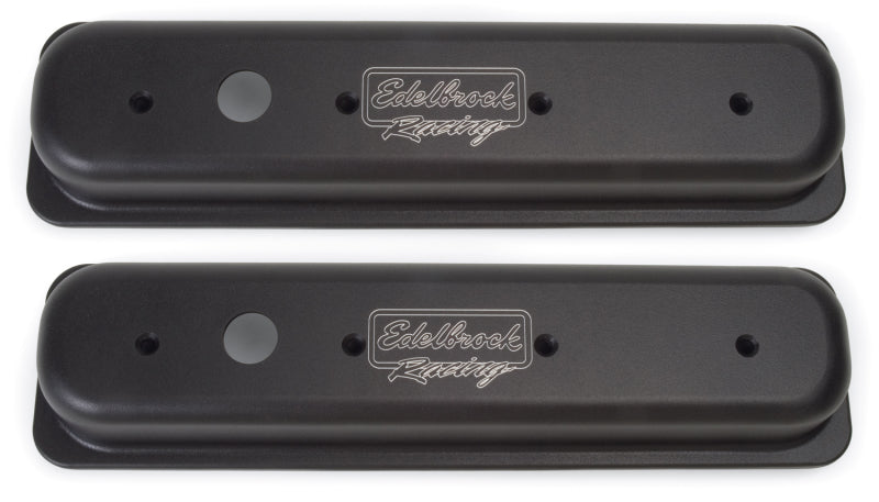 Edelbrock 41723 Valve Cover Victor Series fits Chevrolet 1987-1995 262-400 CI V8 Black