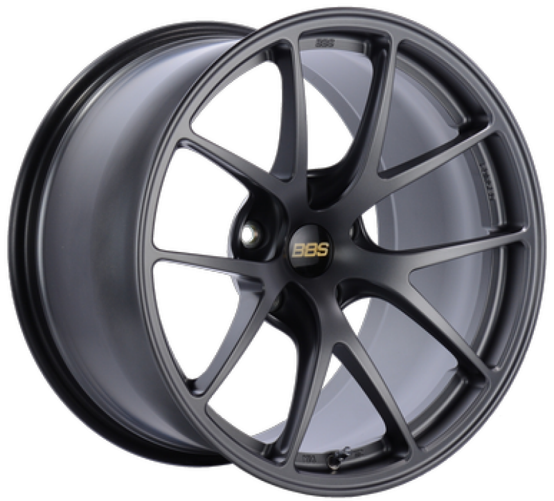 BBS RIA058MGR RI-A 19x12 5x130 ET61 CB71.6 Matte Graphite Wheel -82mm PFS/Clip Required