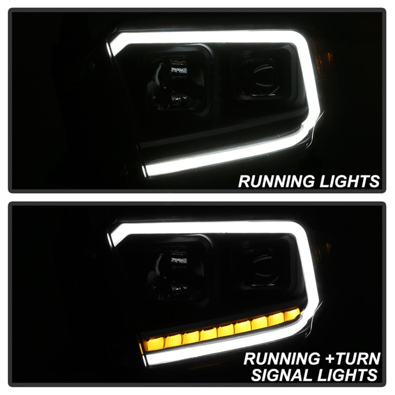 xTune 9043024 14-17 fits Toyota Tundra DRL LED Light Bar Projector Headlights -