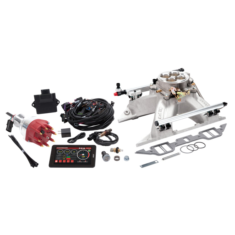 Edelbrock 35910 Pro Flo 4 EFI System Seq Port BB fits Chrysler RB 413-440ci 625 Max HP 35lb/hr Satin Finish