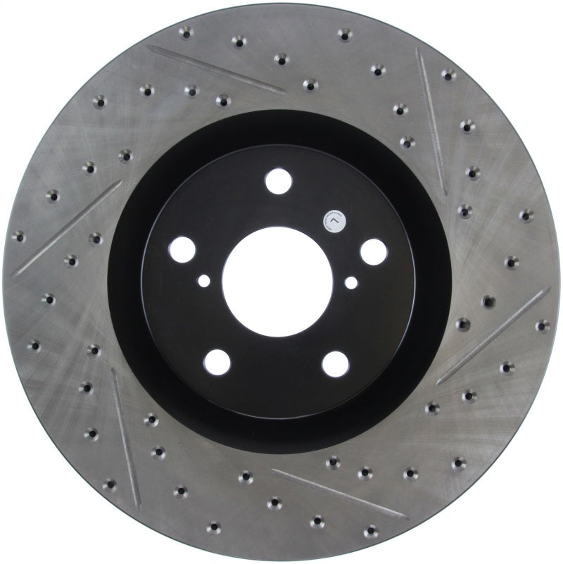 Stoptech 127.44184L 14 Lexus IS Slotted & Drilled Front Left Rotor