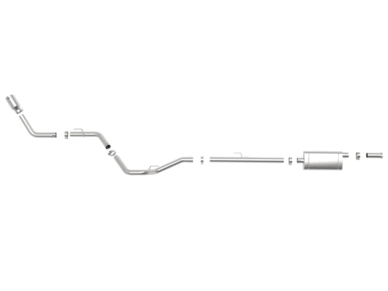 AFE 49-48089-P GT Series 2.5in 409SS 20-21 fits Jeep Gladiator (JT) V6-3.6L -