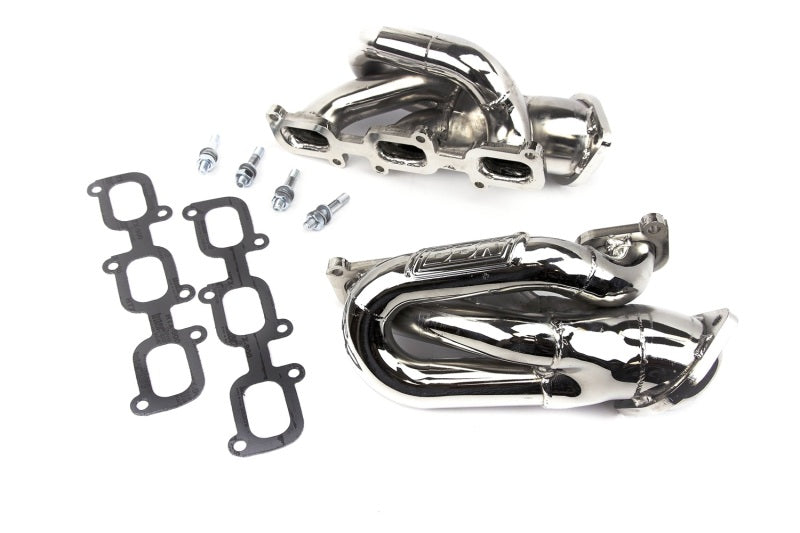BBK 14420 Mustang 3.7 V6 Shorty Tuned Length Exhaust Headers - 1-5/8 Silver Cer