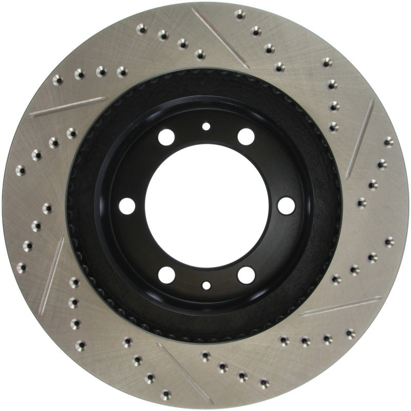 Stoptech 127.44129R 07-08 fits Toyota FJ Cruiser / 05-08 Tacoma (6 lug) / 03-08 4 Runner (319mm disc) SportStop Slo