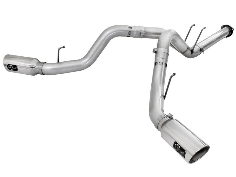 AFE 49-03065-P Exhaust 4in DPF-Back Exhaust Aluminized Steel Polished Tip 11-14