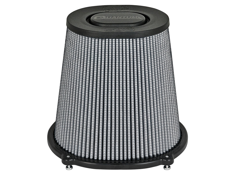 AFE 21-90098 Quantum Pro DRY S Air Filter Flat Top - 5in Flange x 9in Height