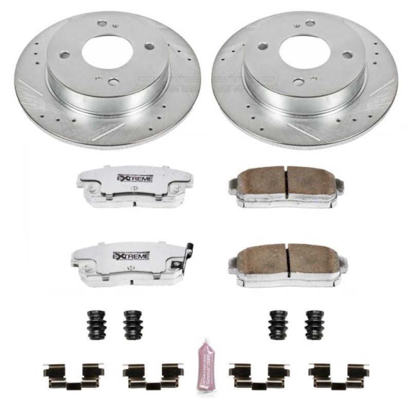 PowerStop K741-26 01-02 fits Infiniti G20 Rear Z26 Street Warrior Brake Kit