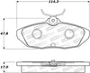 Stoptech 308.0599 Street Brake Pads - Front