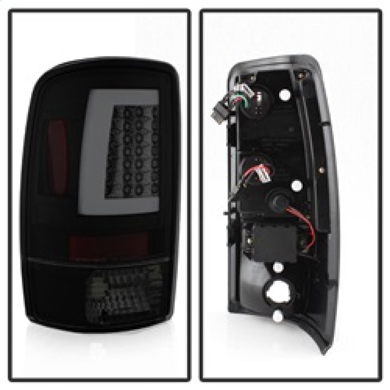 Spyder 5084156 fits GMC 00-06 Yukon/Yukon XL V2 Light Bar LED Tail Lights - Blk