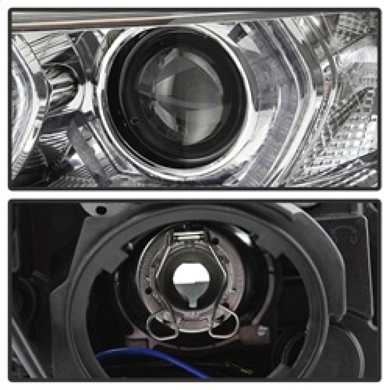 Spyder 5084354 fits BMW 12-14 F30 3 Series 4DR Projector Headlights - LED DRL -