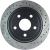 Stoptech 127.58007L Slotted & Drilled Sport Brake Rotor 11-15 fits Jeep Grand Cherokee (Excludes SRT8)