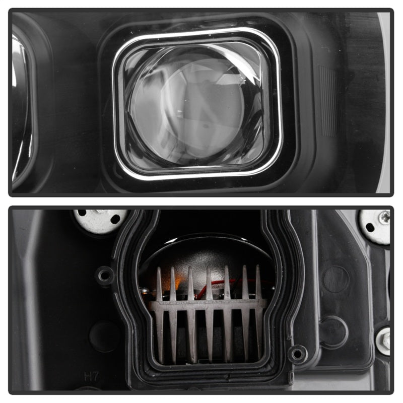 Spyder 5087515 fits Chevy 07-14 Suburban 1500/2500 Tahoe 07-14 LED Headlights B
