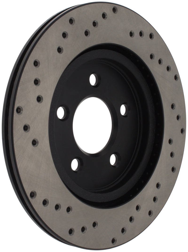 Stoptech 128.61087R 05-10 fits Ford Mustang V6/4.0L / GT V8/4.6L Cross Drilled Right Rear Rotor
