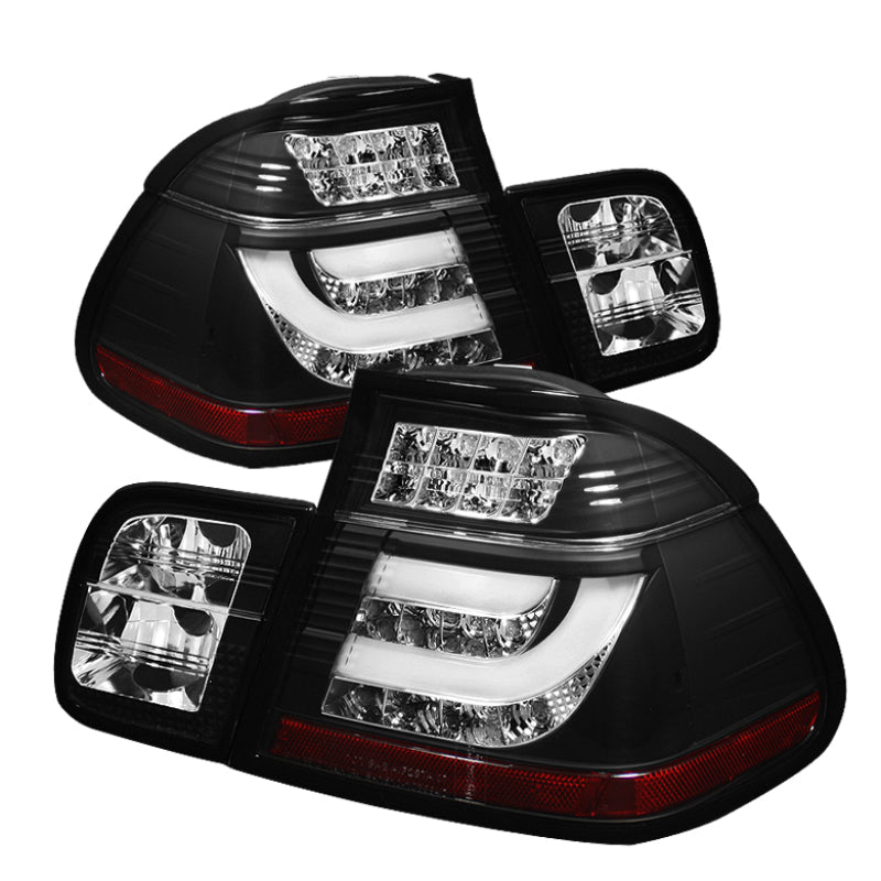 Spyder 5015938 fits BMW 02-05 E46 3-Series 4Dr Light Bar Style LED Tail Lights