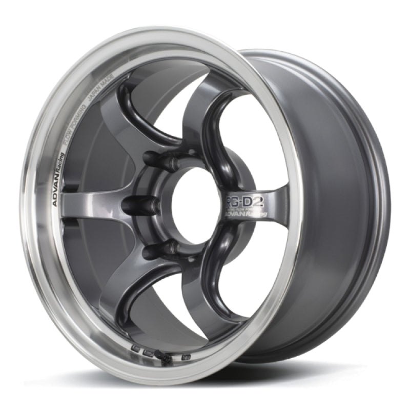 Advan YAT8I00KMGM RG-D2 for Truck 18x9.0 / +00 Offset / 6x139.7 / 112mm Bore / Machining and Gunmetal