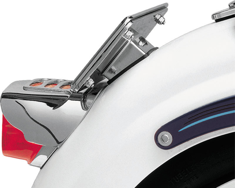 Kuryakyn 9165 Kuryakyn Universal Laydown License Holder Chrome