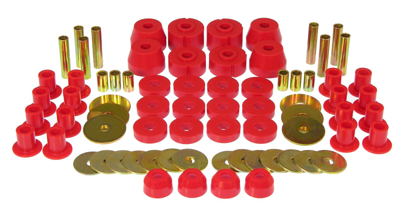 Prothane 42826 fits Dodge 72-93 Ramcharger 4wd Total Kit - Red
