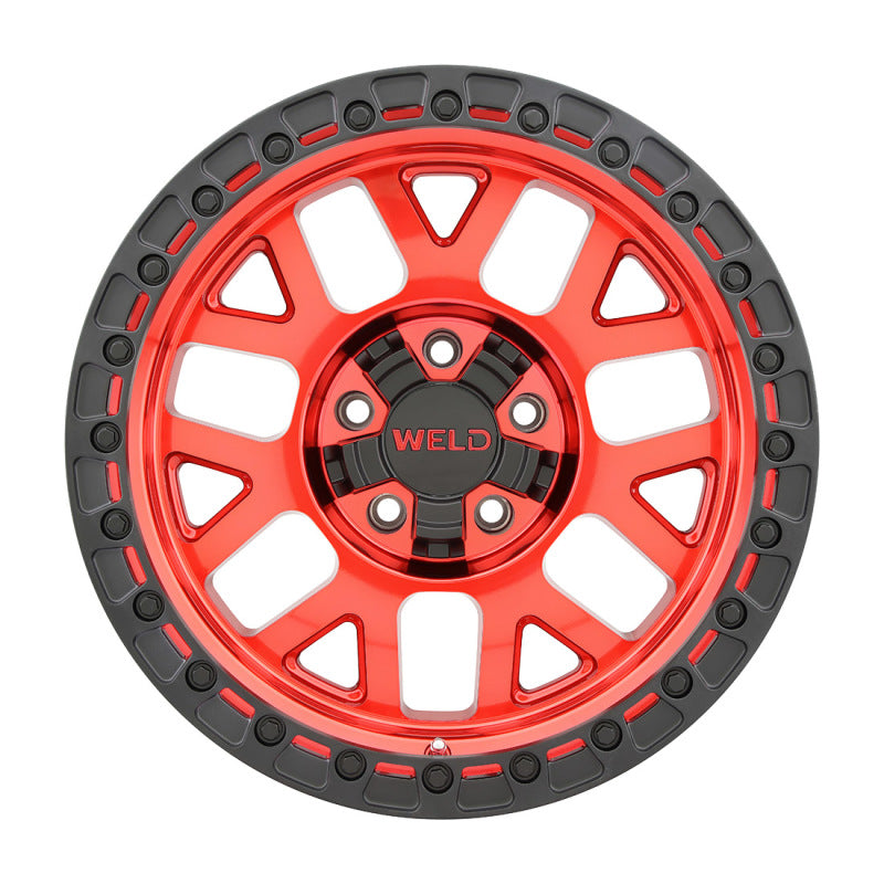 Weld W13379098450 Off-Road W133 17X9 Cinch 6X135 6X139.7 ET-12 BS4.50 Candy Red