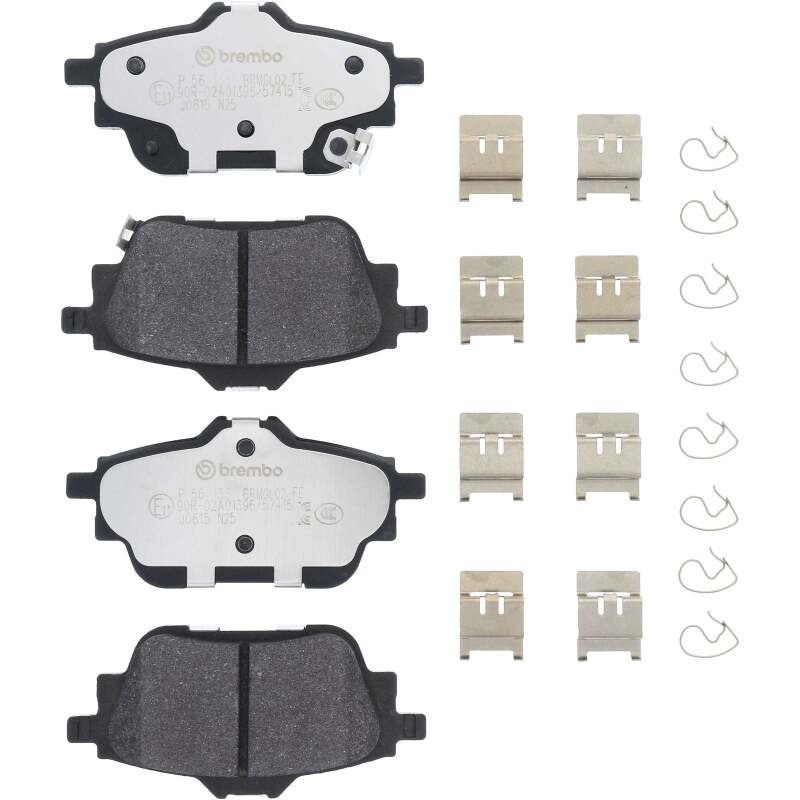Brembo OE P56133 20-24 fits Nissan Sentra PRIME Low-Met Brake Pad - Rear