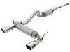 AFE 49-48062-P Series 2.5in 409 SS Cat-Back Exhaust w/ Polished Tips 07+ fits J
