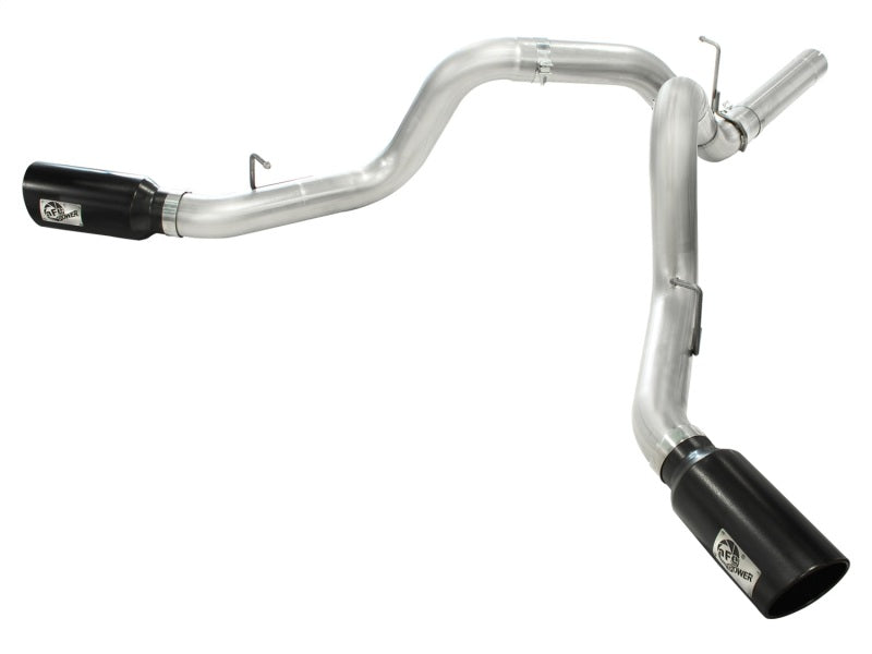 AFE 49-04043-B rce XP Exhaust Aluminized Dual Split DPF Back 11-15 fits GM Dies