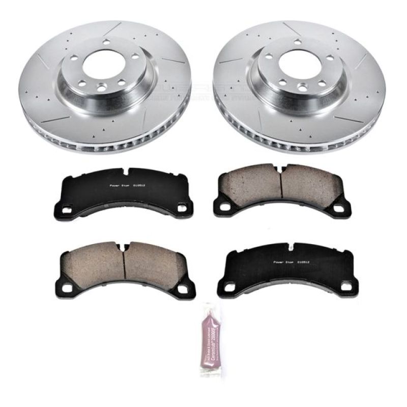PowerStop K6049 fits Porsche 11-18 Cayenne Front Z23 Evolution Sport Brake Kit