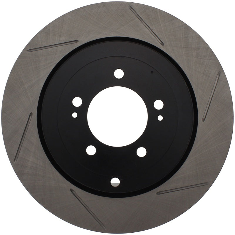 Stoptech 126.46075SL Power Slot 08-09 Evo 10 Slotted Left Rear Rotor