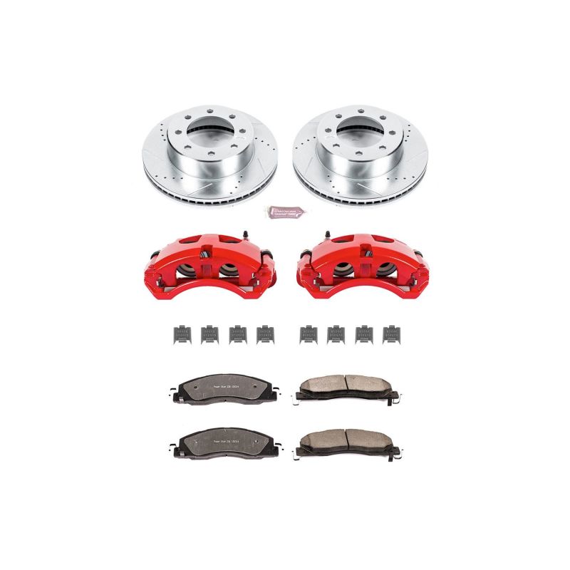 PowerStop KC5411-36 09-10 fits Dodge Ram 2500 Front Z36 Truck & Tow Kit w/Cals