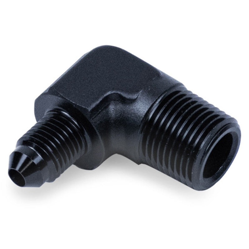Snow Performance SNO-808-BRD 3/8in NPT to 4AN Elbow Water Fitting (Black)