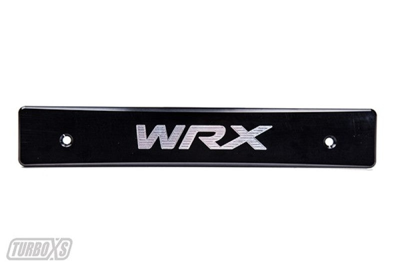 Turbo XS WS15-LPD-BLK-WRX 15-17 fits Subaru WRX/STi Billet Aluminum License Plat