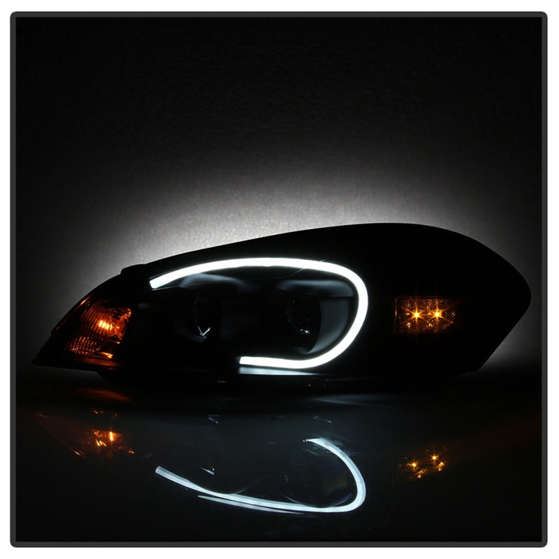 xTune 9042256 06-13 fits Chevrolet Impala LED Light Bar Headlights - Black Smok