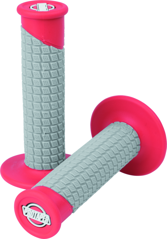 ProTaper 21678 Clamp-On Pillow Top Grips - Red/Gray