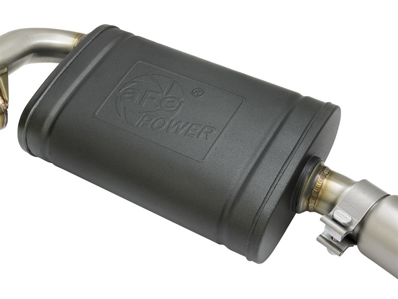 AFE 49-36415-P rce-Xp 2in 304 SS Cat-Back Exhaust w/Polished Tips 13-16 fits Po