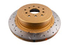 DBA 4655XS-10 01-07 fits Subaru WRX/STI 10 Stud Hole Rear Drilled & Slotted 4000