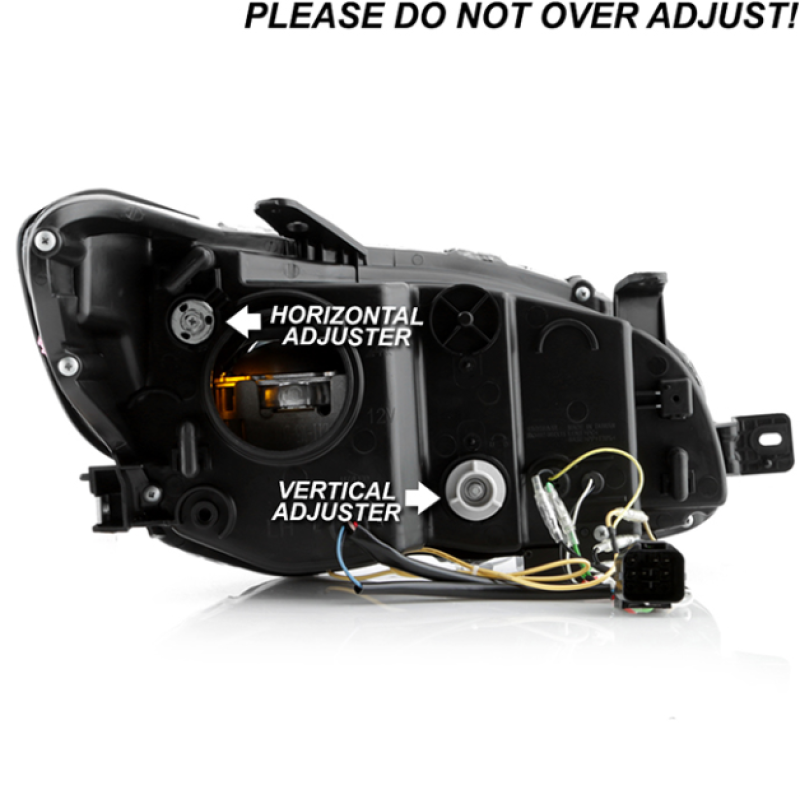 Spyder 5088109 fits Subaru 15-20 Impreza WRX LED High-Power LED Headlights-Blac