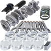 Eagle 35130030 fits Chevy 350 3.750in Crank 6.000in H-Beam -28cc 4.030in Pistons Rotating Assembly